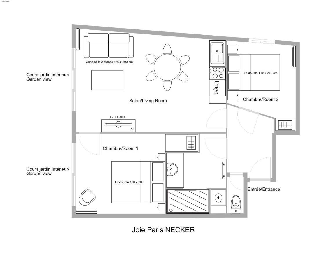 Joie Paris Bargue Apartamento Exterior foto